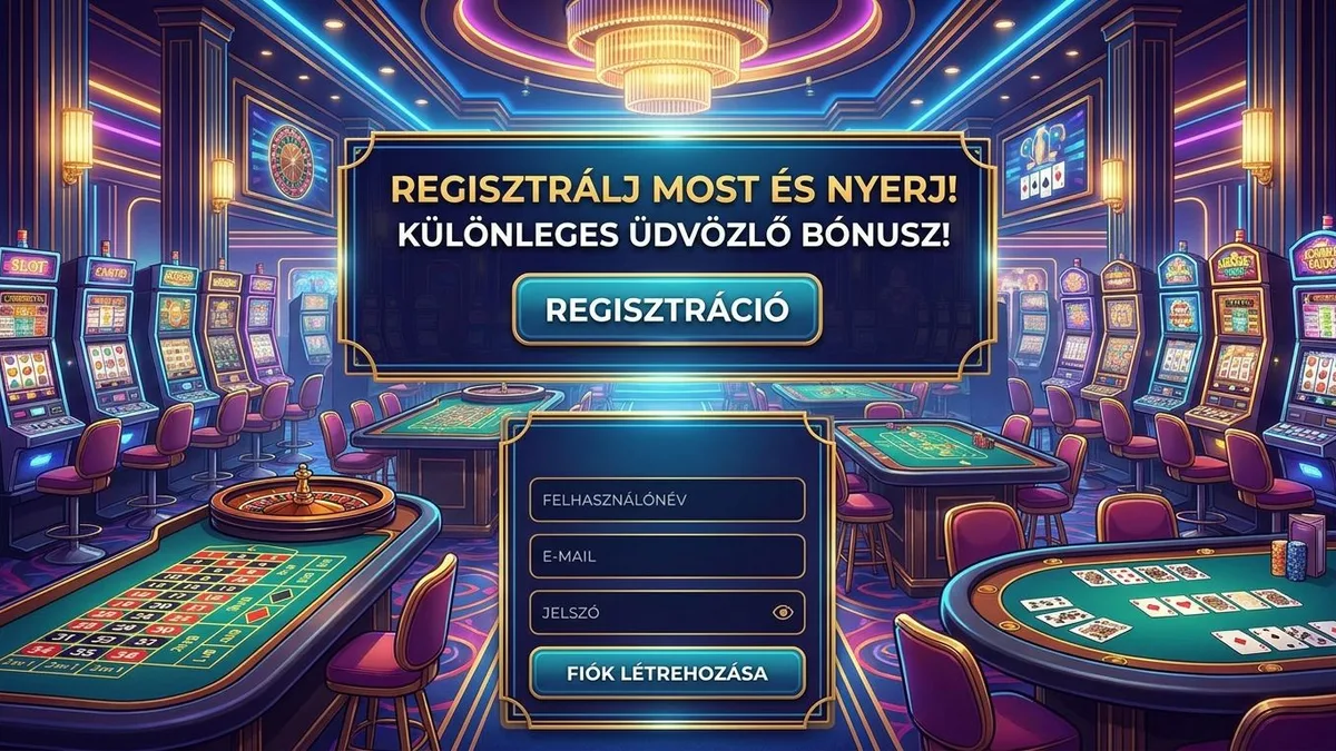 Regisztráció bónusszal